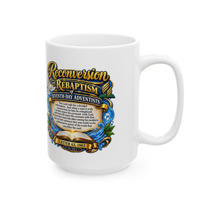 Recovery & Redemption Poem Mug | Inspirational Sober Living Ceramic Mug