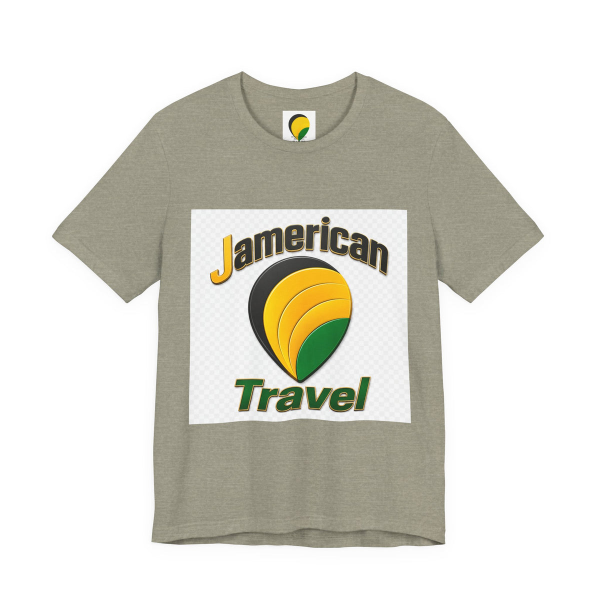 Jamerican Travel T-Shirt | Vintage Travel Logo Tee