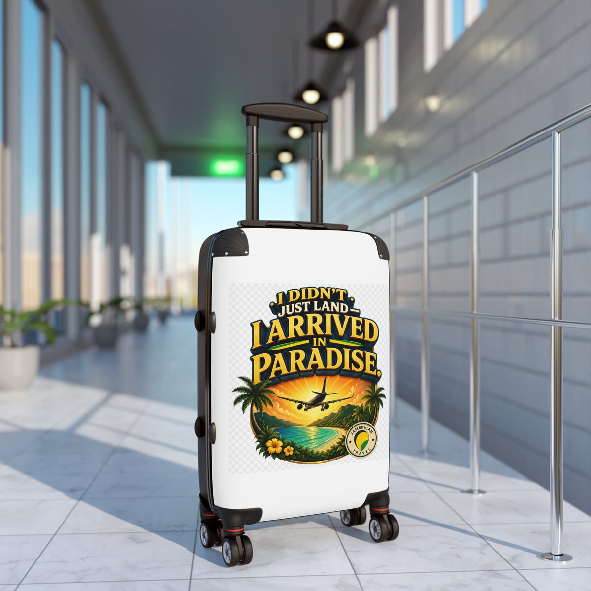 Suitcase - I Didn't Just Land I Arrived In Paradise Carry-On Luggage