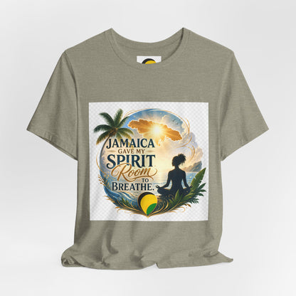 American Travel Polo — "Seeing the World Through Your Eyes" Graphic Shirt