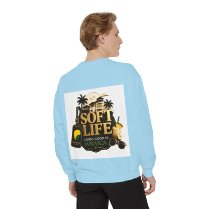 This island didn't just host me it claimed me Yard forever Sweatshirt | Soft Life Jamaica Crewneck