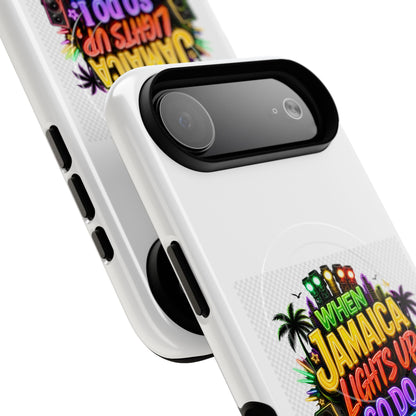 Jamaica Lights Up Phone Case — Tough Magnetic Protective Case