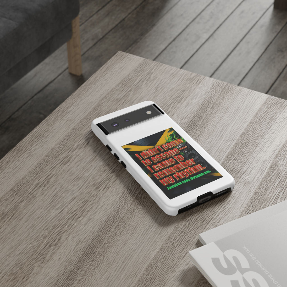 Jamaica Rhythm Phone Case — "I didn't come to escape, I came to remember my rhythm"
