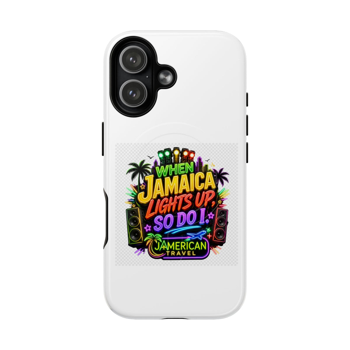 Jamaica Lights Up Phone Case — Tough Magnetic Protective Case