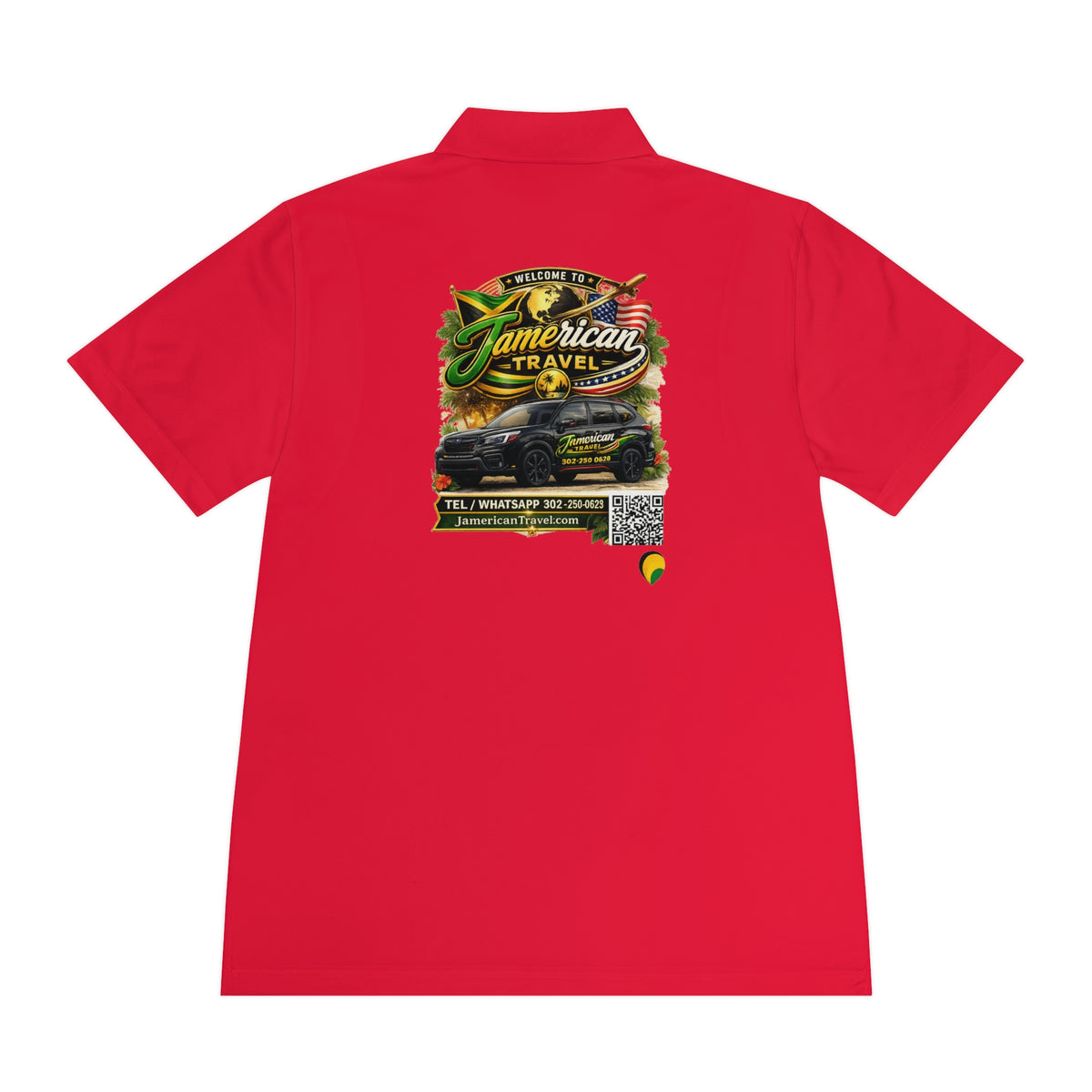 American Travel Logo Polo — Men’s Sport Polo Shirt