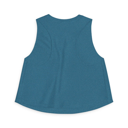 Island Soul Crop Top — American Passport Tropical Travel Graphic