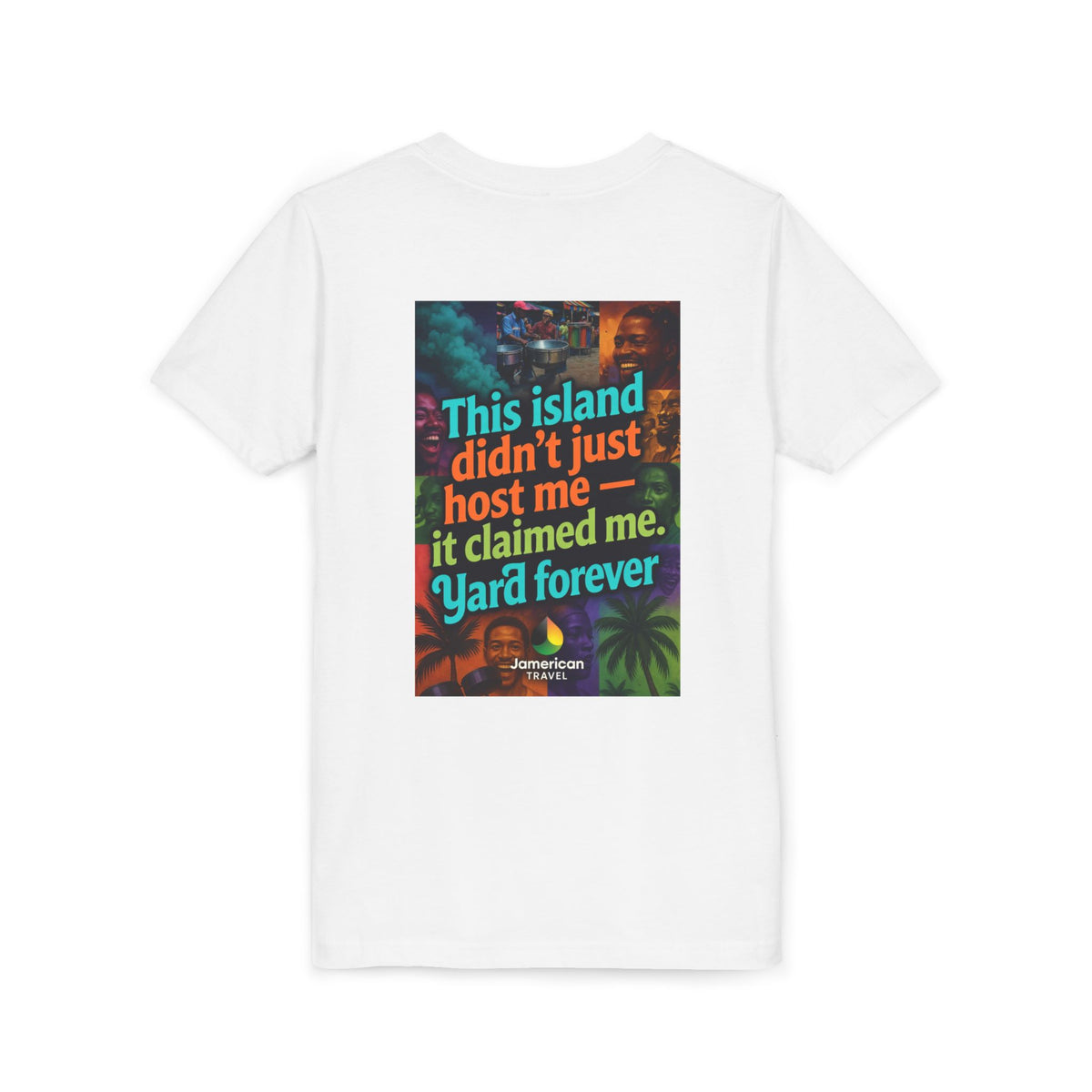 Youth Tee — "Soft Life" Jamaica Vacation Shirt / "This island didn’t just host me — it claimed me. Yard forever" Kids T‑Shirt
