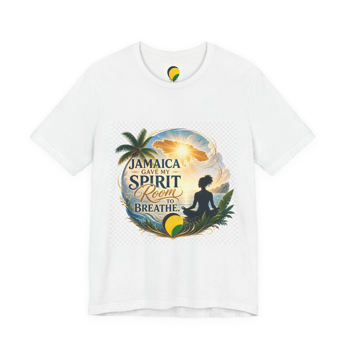 American Travel Polo — "Seeing the World Through Your Eyes" Graphic Shirt