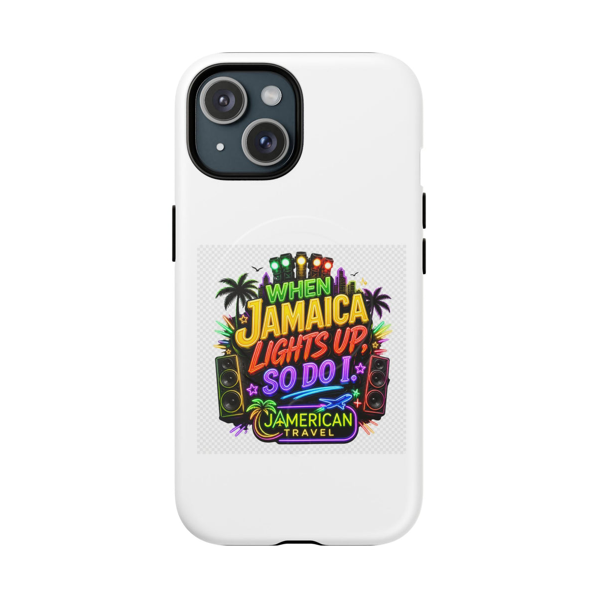 Jamaica Lights Up Phone Case — Tough Magnetic Protective Case