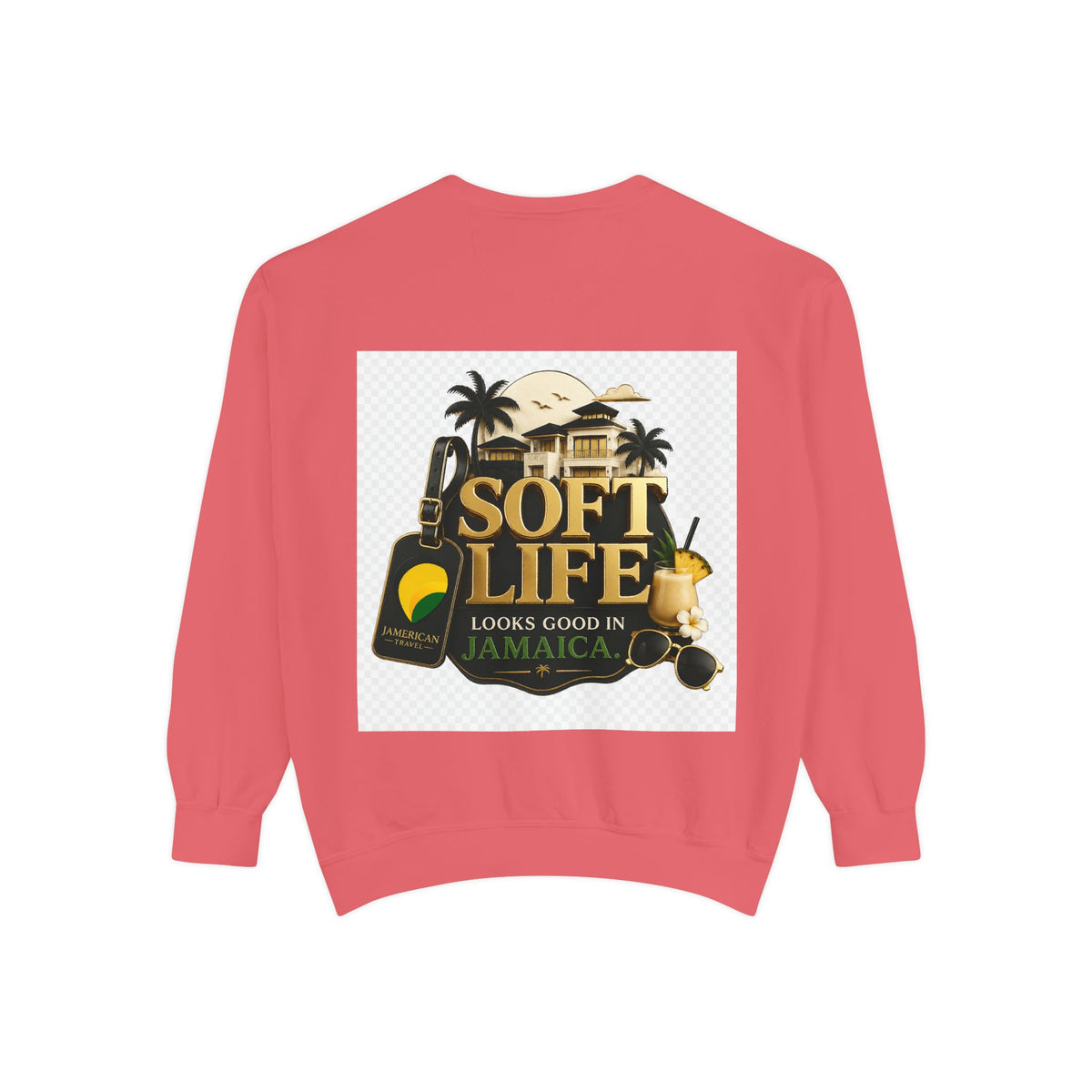 This island didn't just host me it claimed me Yard forever Sweatshirt | Soft Life Jamaica Crewneck