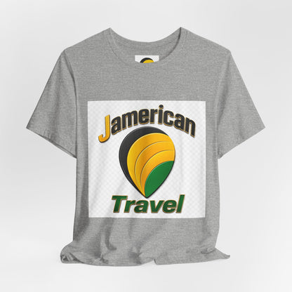 Jamerican Travel T-Shirt | Vintage Travel Logo Tee