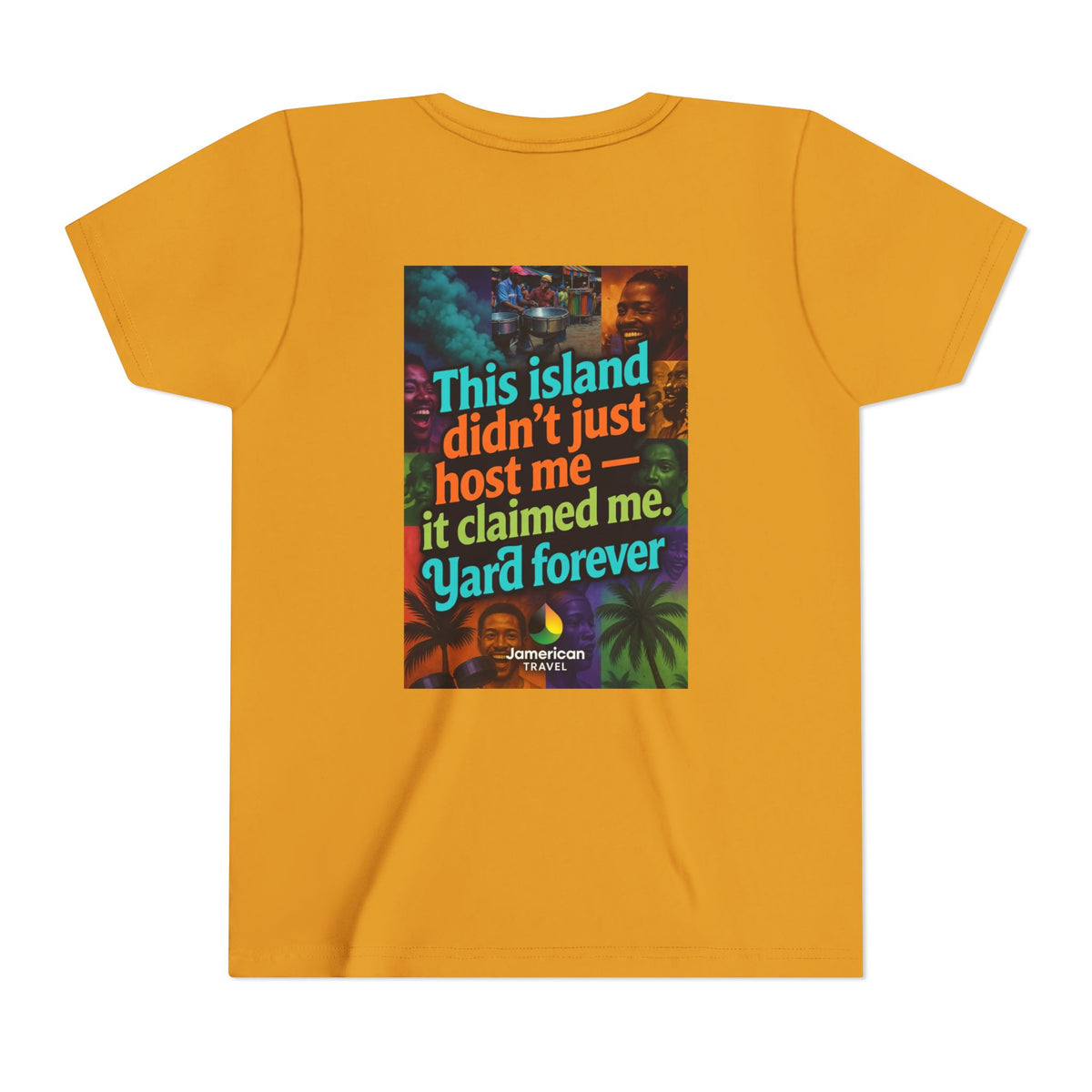Youth Tee — "Soft Life" Jamaica Vacation Shirt / "This island didn’t just host me — it claimed me. Yard forever" Kids T‑Shirt