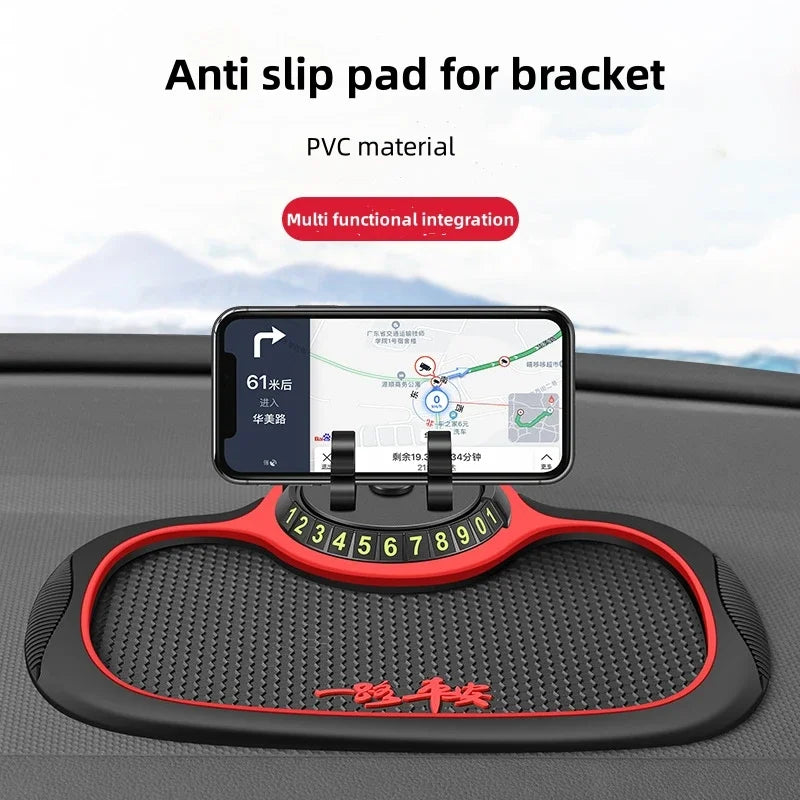 Multi-Functional Car Anti-Slip Mat Auto Phone Holder Non Slip Sticky anti Slide Dash Phone Mount Silicone Dashboard Car Pad Mat