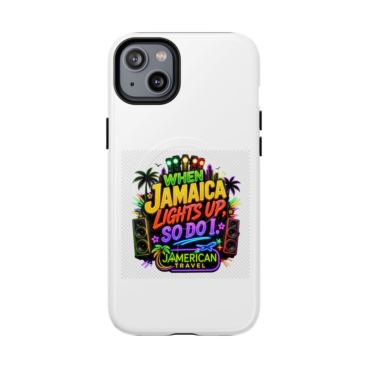 Jamaica Lights Up Phone Case — Tough Magnetic Protective Case
