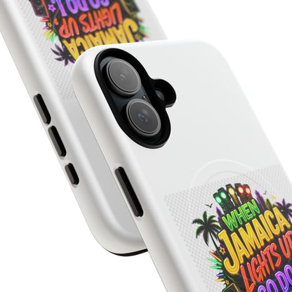 Jamaica Lights Up Phone Case — Tough Magnetic Protective Case