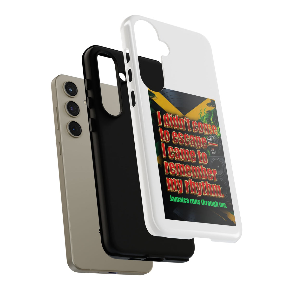 Jamaica Rhythm Phone Case — "I didn't come to escape, I came to remember my rhythm"