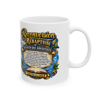 Recovery & Redemption Poem Mug | Inspirational Sober Living Ceramic Mug