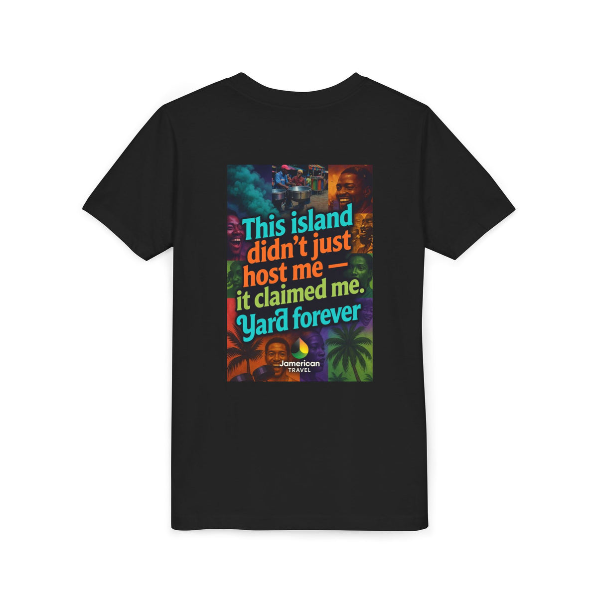 Youth Tee — "Soft Life" Jamaica Vacation Shirt / "This island didn’t just host me — it claimed me. Yard forever" Kids T‑Shirt