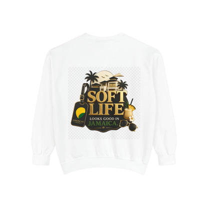 This island didn't just host me it claimed me Yard forever Sweatshirt | Soft Life Jamaica Crewneck