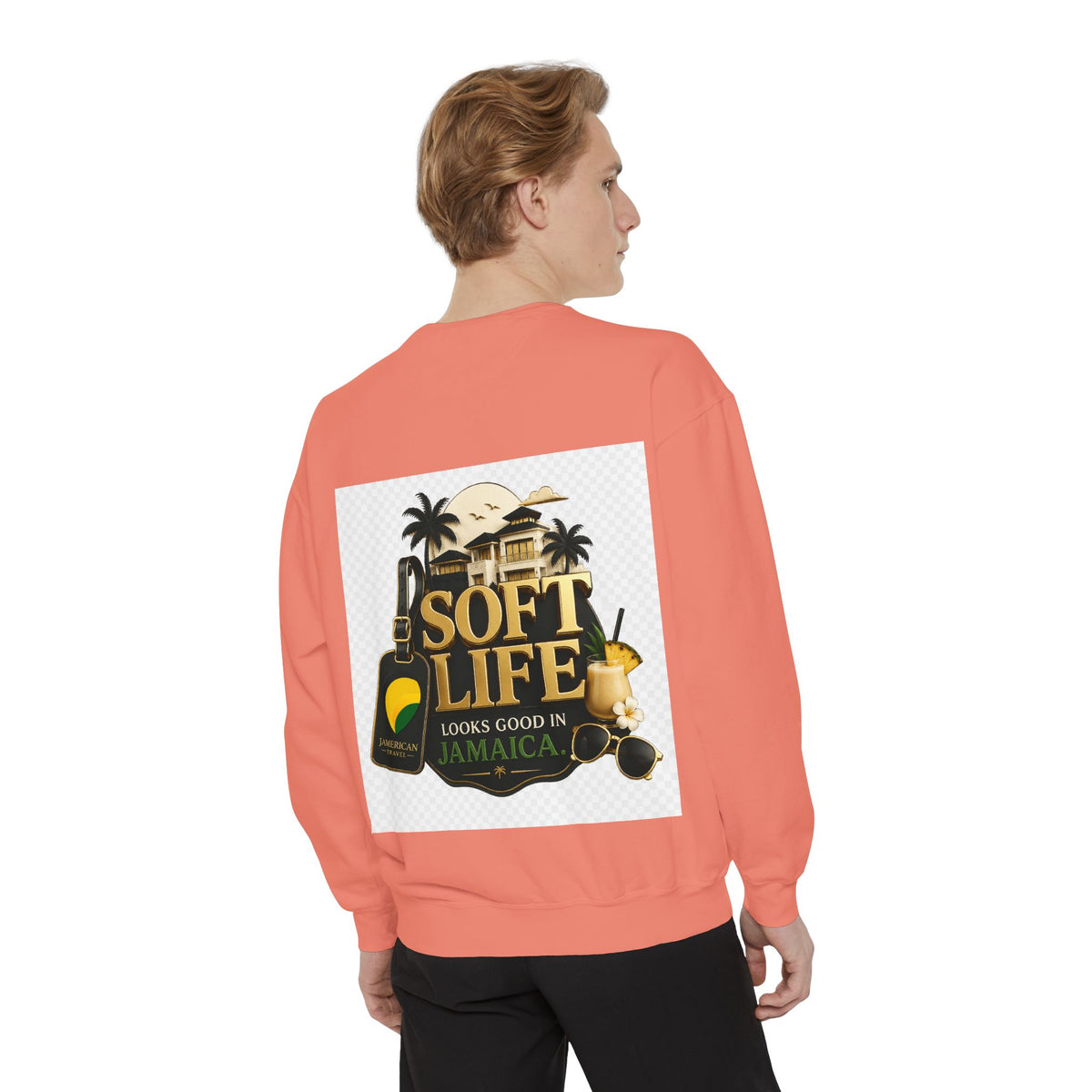 This island didn't just host me it claimed me Yard forever Sweatshirt | Soft Life Jamaica Crewneck