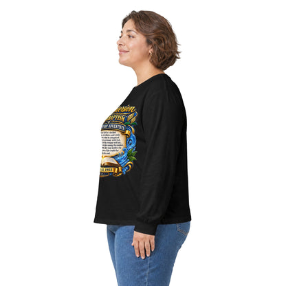 Reconversion Rebaptism Scripture Design Long Sleeve Tee | Christian Faith Shirt
