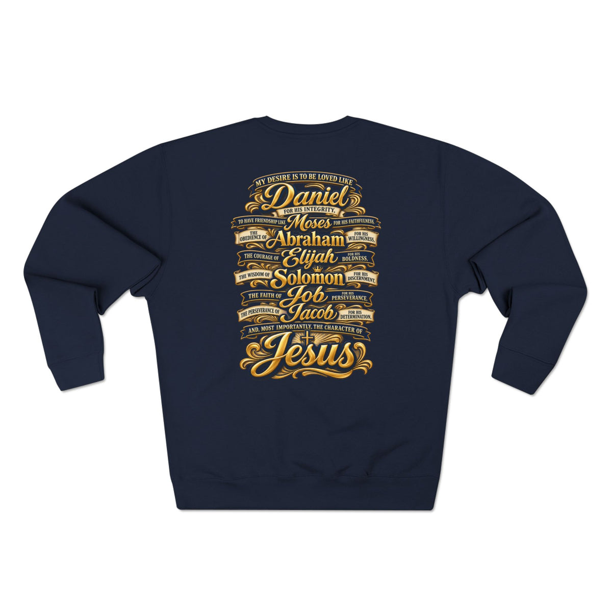 I Was Not Made By Accident Sweatshirt | Christian Scripture Names Crewneck