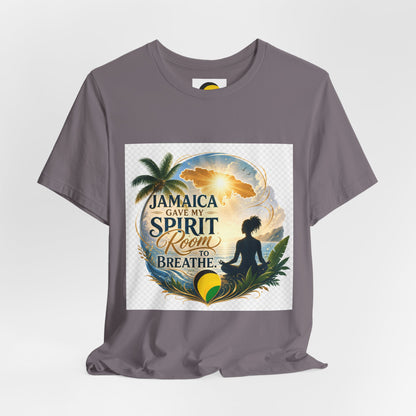 American Travel Polo — "Seeing the World Through Your Eyes" Graphic Shirt