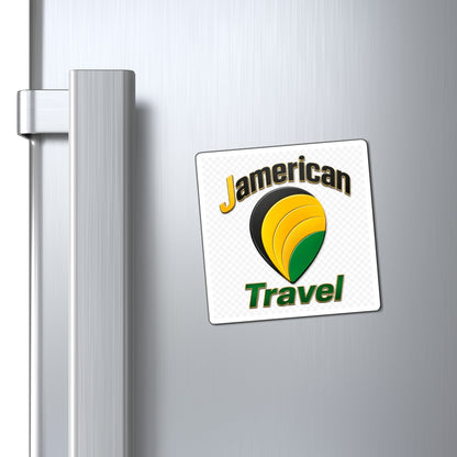 Travel Magnet — "Jamerican Travel" Logo Fridge Magnet