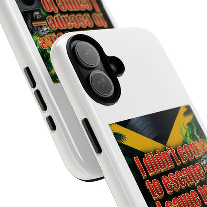 Jamaica Rhythm Phone Case — "I didn't come to escape, I came to remember my rhythm"