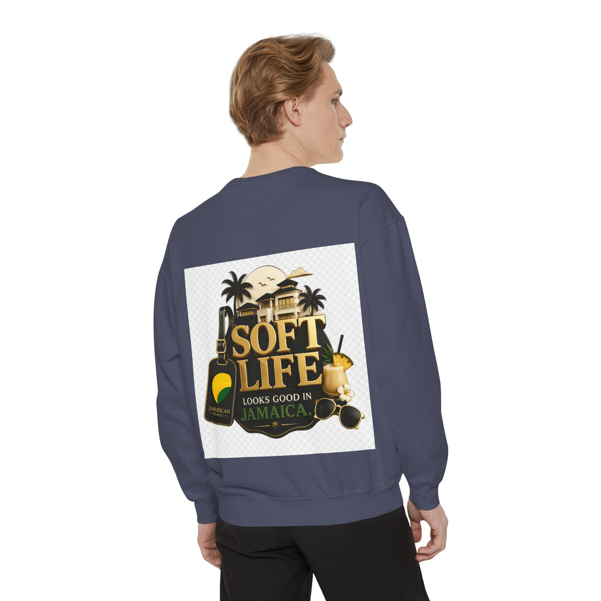 This island didn't just host me it claimed me Yard forever Sweatshirt | Soft Life Jamaica Crewneck