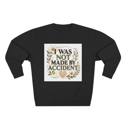 I Was Not Made By Accident Sweatshirt | Christian Scripture Names Crewneck