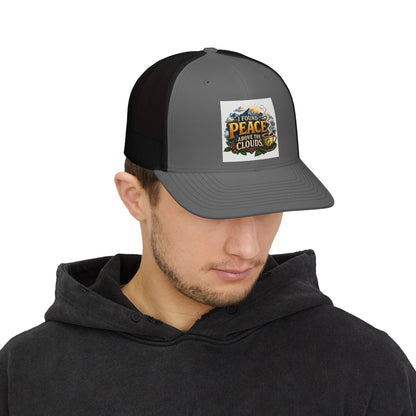 Peace Above the Clouds Snapback Trucker Cap