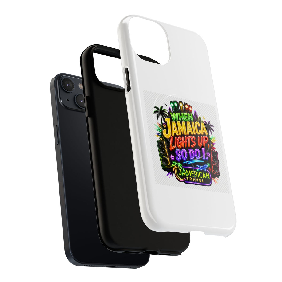 Jamaica Lights Up Phone Case — Tough Magnetic Protective Case
