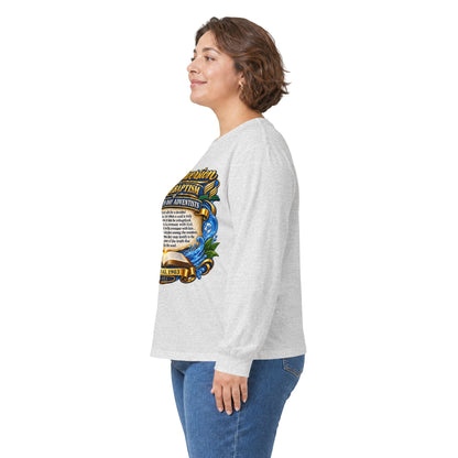 Reconversion Rebaptism Scripture Design Long Sleeve Tee | Christian Faith Shirt