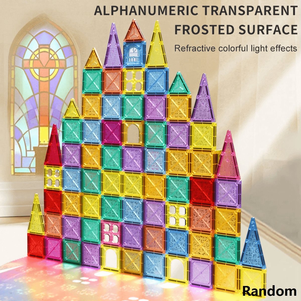 Magnetic Tiles for Kids Ages 3-5 4-8 Magnet Toys for 3 4 5 6 7 8+ Year Old Boys Girls Toddlers Magnetic Building Blocks Preschoo