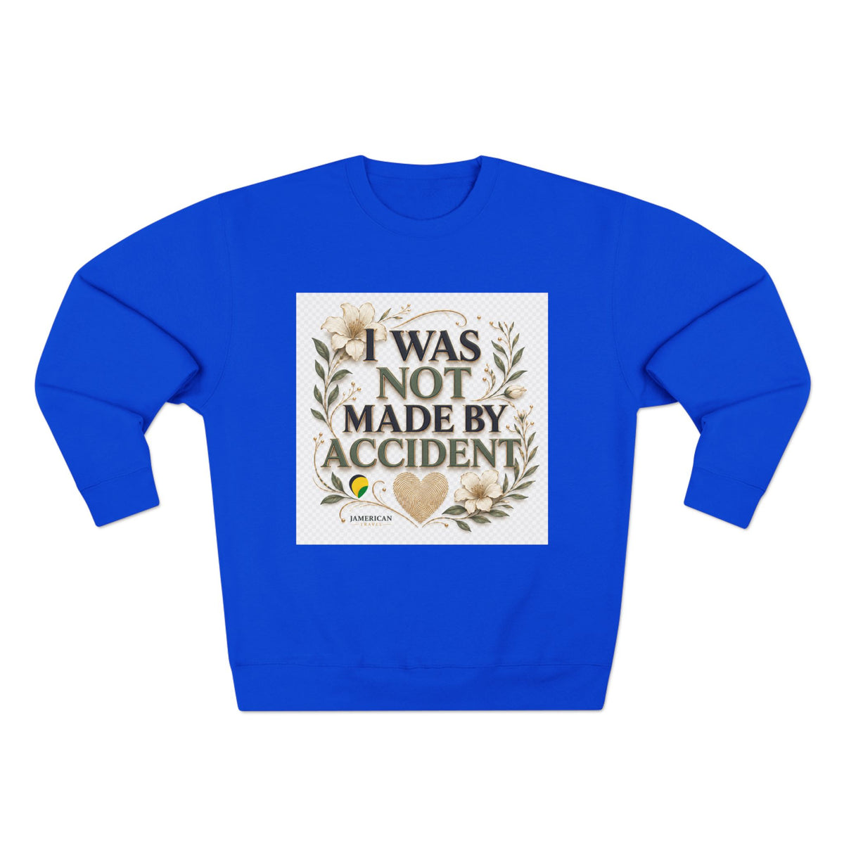I Was Not Made By Accident Sweatshirt | Christian Scripture Names Crewneck