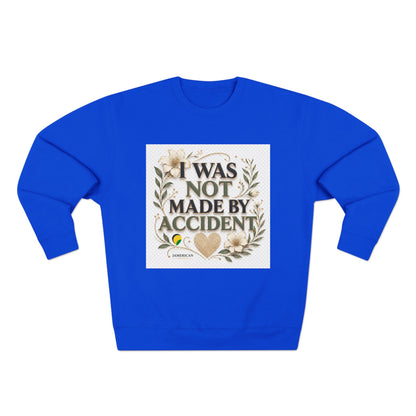 I Was Not Made By Accident Sweatshirt | Christian Scripture Names Crewneck