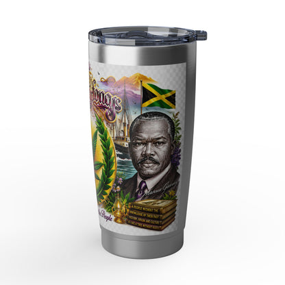 Cannabis Leaf Vagabond 20oz Tumbler – Rasta Herb of Life Travel Cup