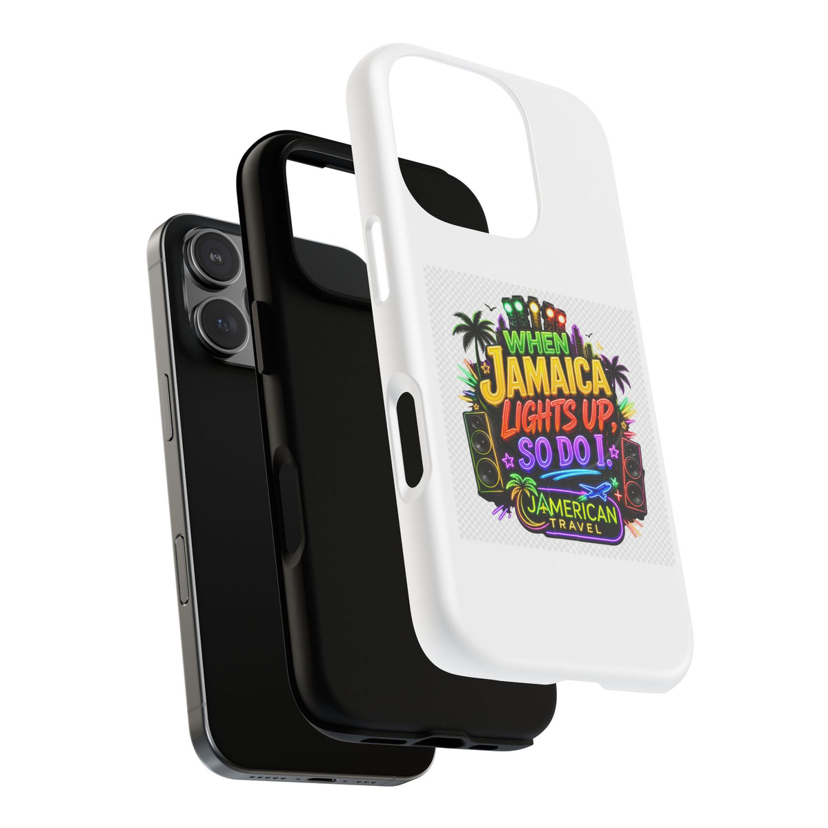 Jamaica Lights Up Phone Case — Tough Magnetic Protective Case
