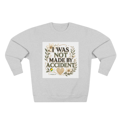 I Was Not Made By Accident Sweatshirt | Christian Scripture Names Crewneck