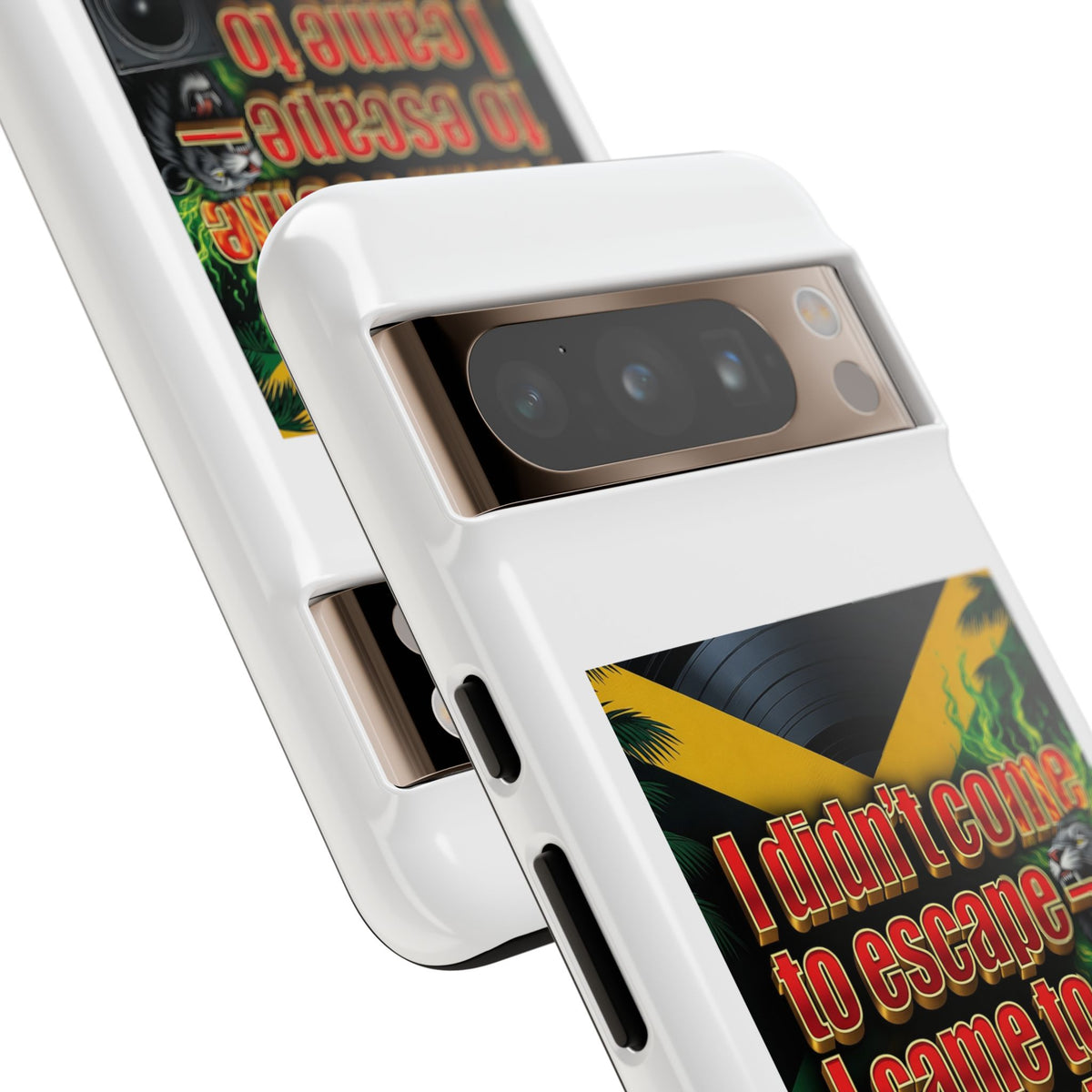 Jamaica Rhythm Phone Case — "I didn't come to escape, I came to remember my rhythm"
