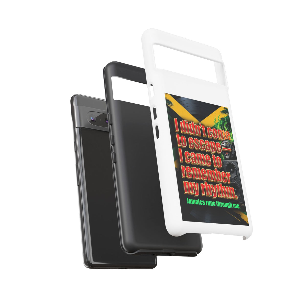 Jamaica Rhythm Phone Case — "I didn't come to escape, I came to remember my rhythm"