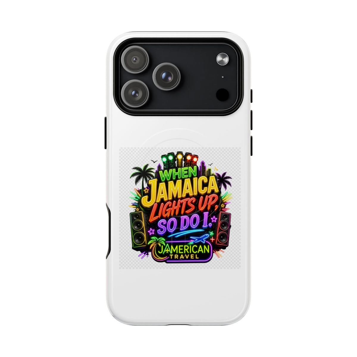 Jamaica Lights Up Phone Case — Tough Magnetic Protective Case