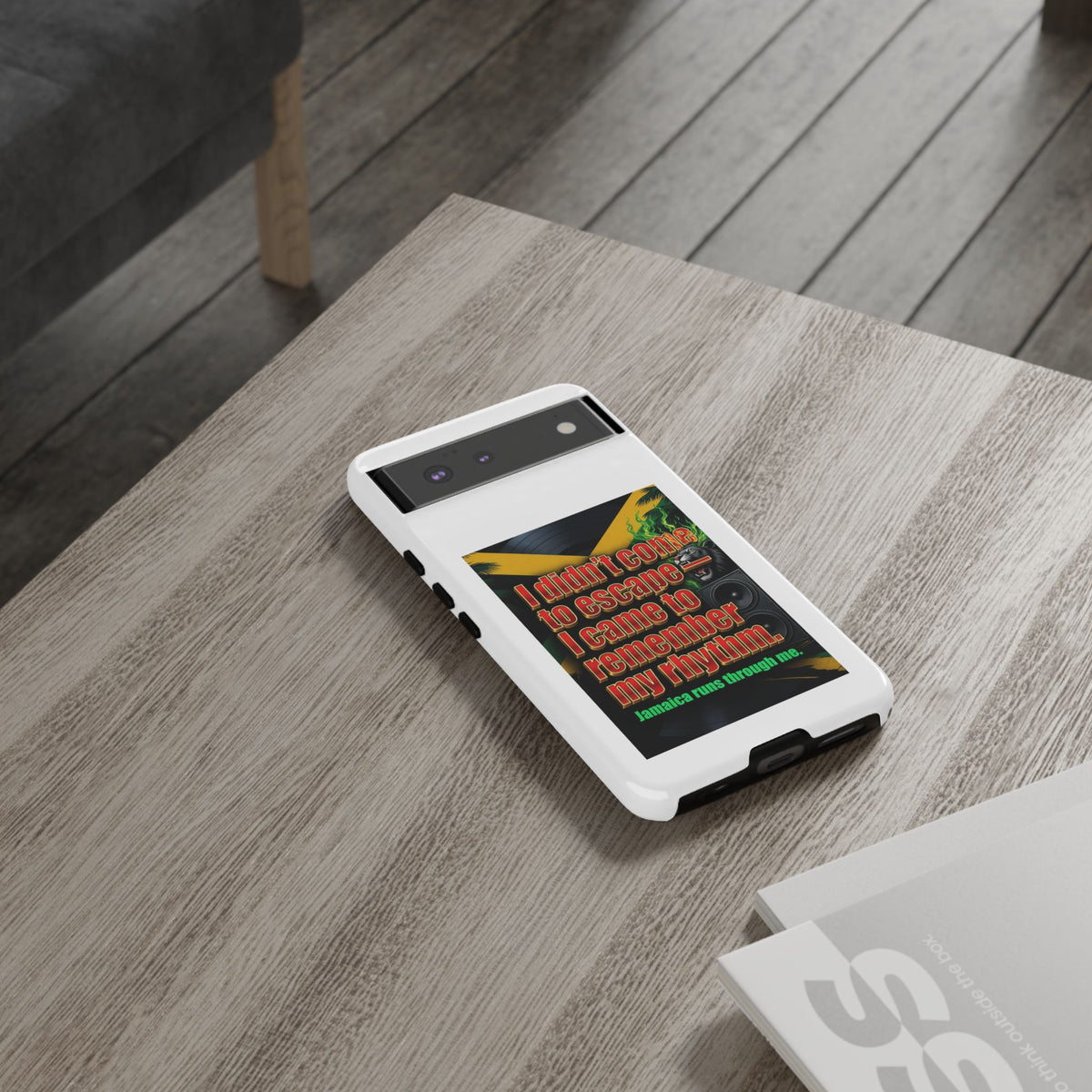 Jamaica Rhythm Phone Case — "I didn't come to escape, I came to remember my rhythm"