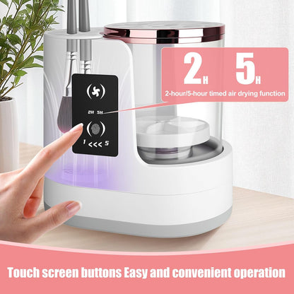 3 in 1 Electric Makeup Brush Cleaner Machine, Brush Cleaner and Dryer