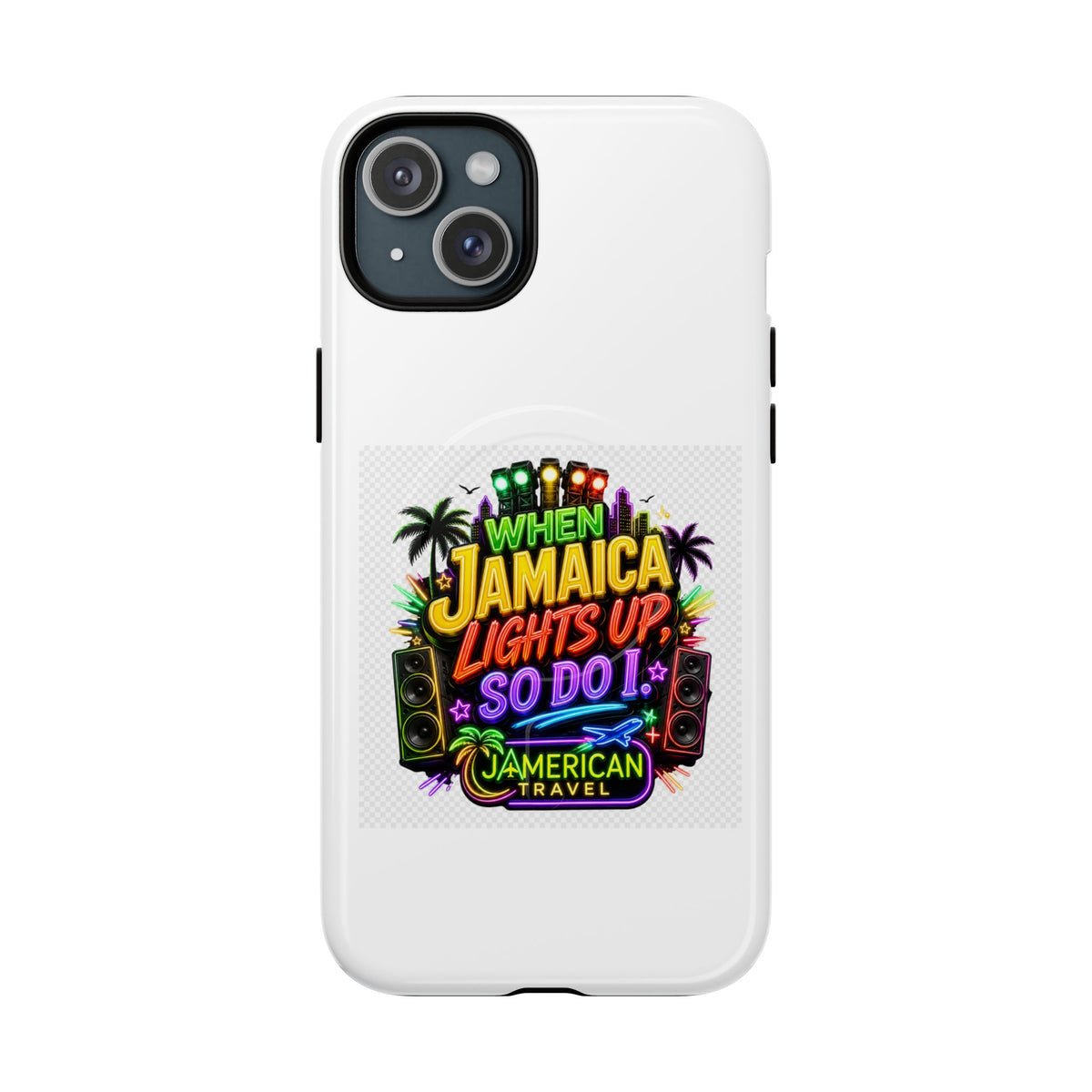 Jamaica Lights Up Phone Case — Tough Magnetic Protective Case