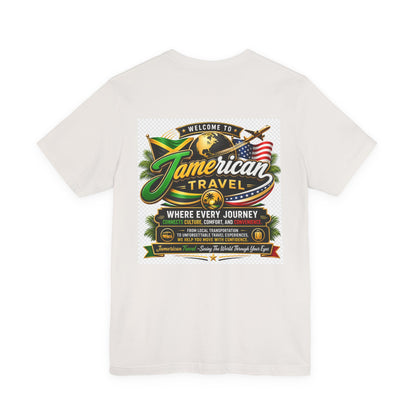 Jamerican Travel T-Shirt | Vintage Travel Logo Tee