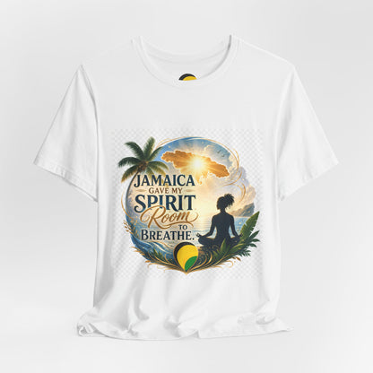 American Travel Polo — "Seeing the World Through Your Eyes" Graphic Shirt