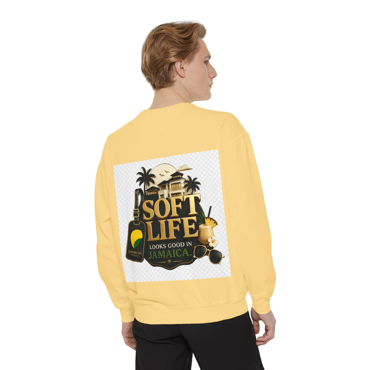This island didn't just host me it claimed me Yard forever Sweatshirt | Soft Life Jamaica Crewneck