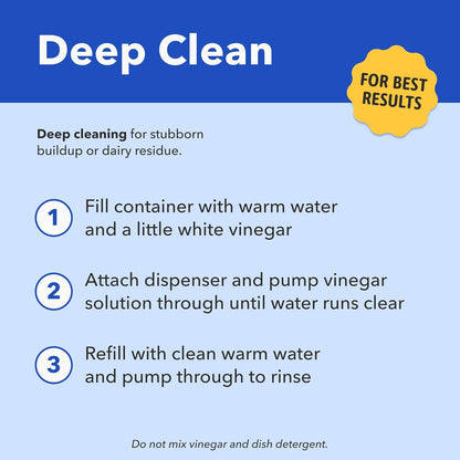 Magic Tap Automatic Drink Dispenser for Fridge, White (1 Pack), No Spill Milk Dispenser for Fridge, Automatic Milk Dispenser Pump for Gallon Jugs, Water & Juice, Fits Most Bottles, Batteries Required